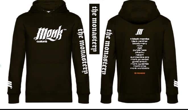 Monk Customs Hoodie - Monk Logo - Speedtaq